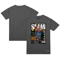 Jeremy Lin New York Knicks NBA Slam Cover T-Shirt Gray - NBA