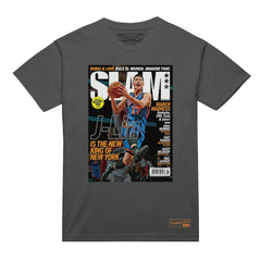 Jeremy Lin New York Knicks NBA Slam Cover T-Shirt Gray - NBA