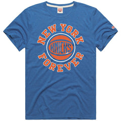 New York Knicks Homage Forever Tri-Blend T-Shirt Blue - NBA