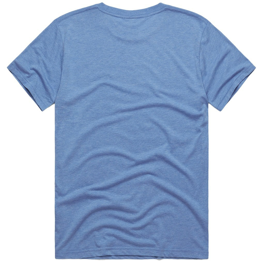 New York Knicks Homage Script Tri-Blend T-Shirt Blue - NBA