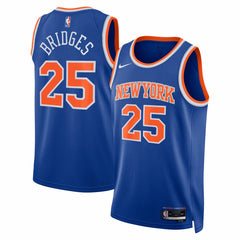 Mikal Bridges New York Knicks Unisex Swingman Jersey Icon Edition Blue - NBA