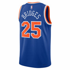 Mikal Bridges New York Knicks Unisex Swingman Jersey Icon Edition Blue - NBA