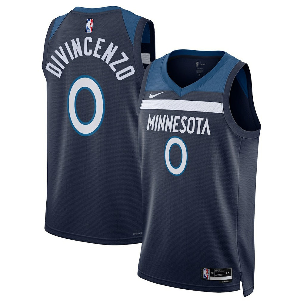 Donte DiVincenzo Minnesota Timberwolves Unisex Swingman Jersey Icon Edition Navy - NBA