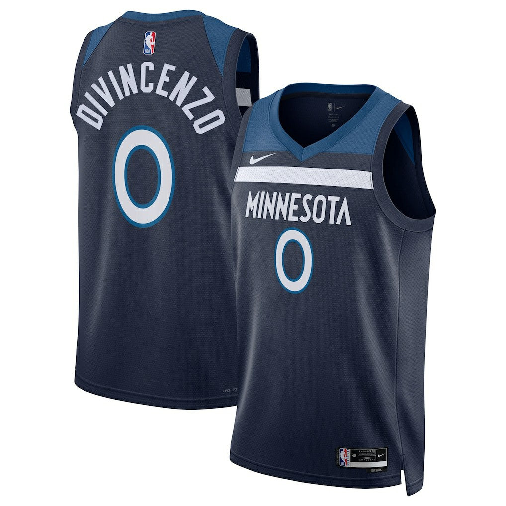 Donte DiVincenzo Minnesota Timberwolves Unisex Swingman Jersey Icon Edition Navy - NBA