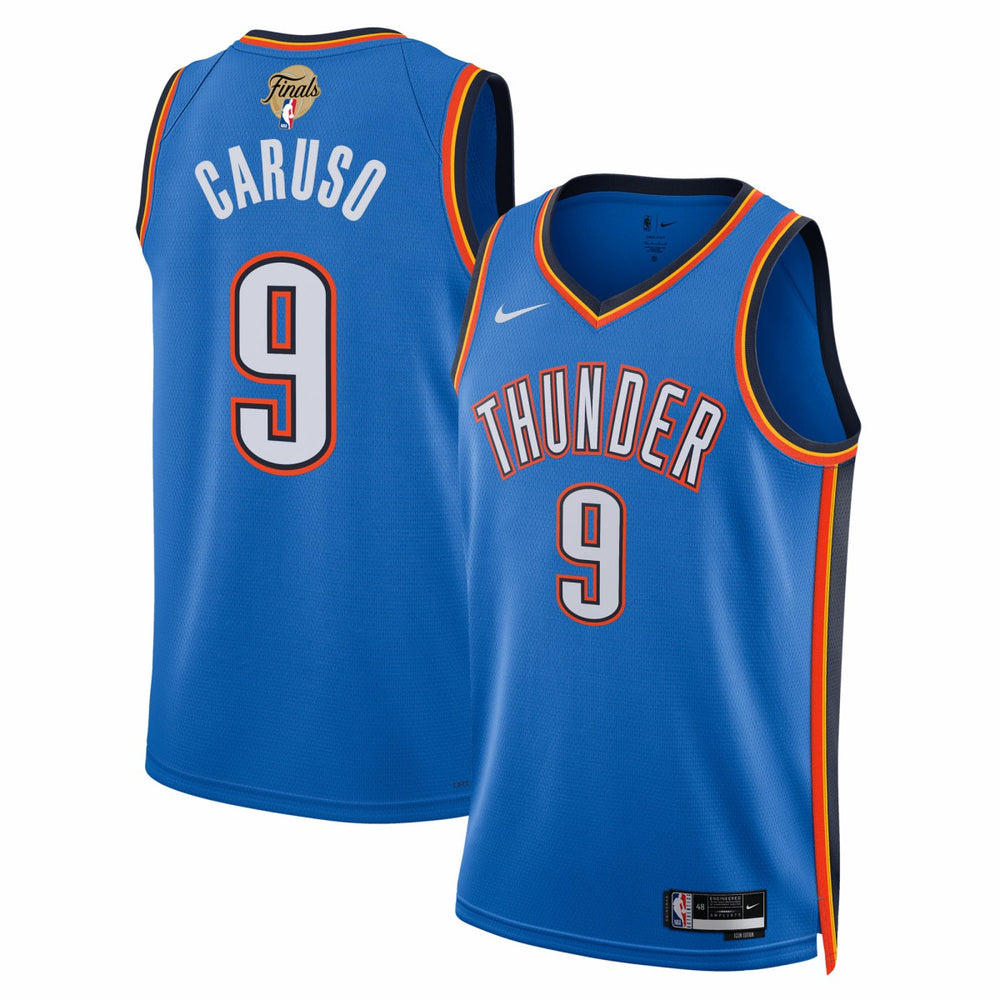 Alex Caruso Oklahoma City Thunder Unisex 2025 NBA Finals Swingman Jersey Icon Edition Blue - NBA