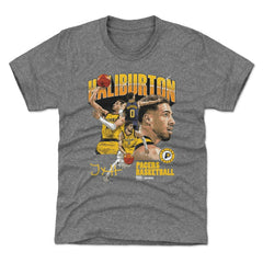 Tyrese Haliburton Indiana Pacers 500 Level Youth Collage T-Shirt Gray - NBA