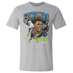 Anthony Edwards Minnesota Timberwolves 500 Level Collage T-Shirt Heather Gray - NBA