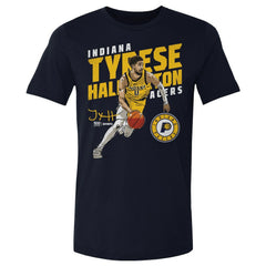 Tyrese Haliburton Indiana Pacers 500 Level Slant T-Shirt Navy - NBA