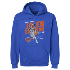 Jalen Brunson New York Knicks 500 Level Slant Pullover Hoodie Blue - NBA