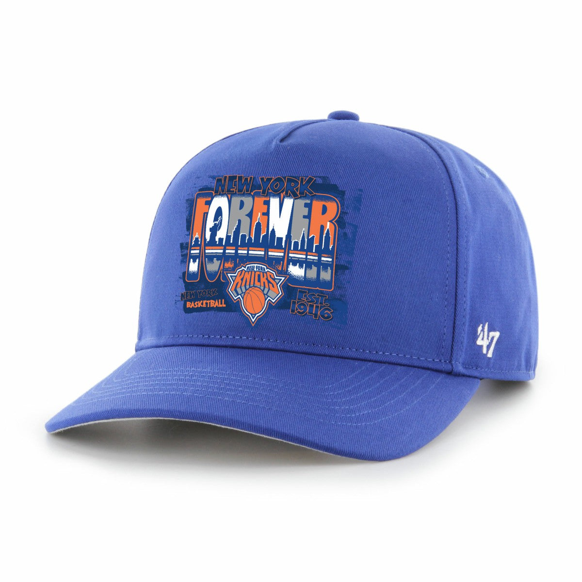 New York Knicks '47 Solid Hitch Adjustable Hat Blue - NBA