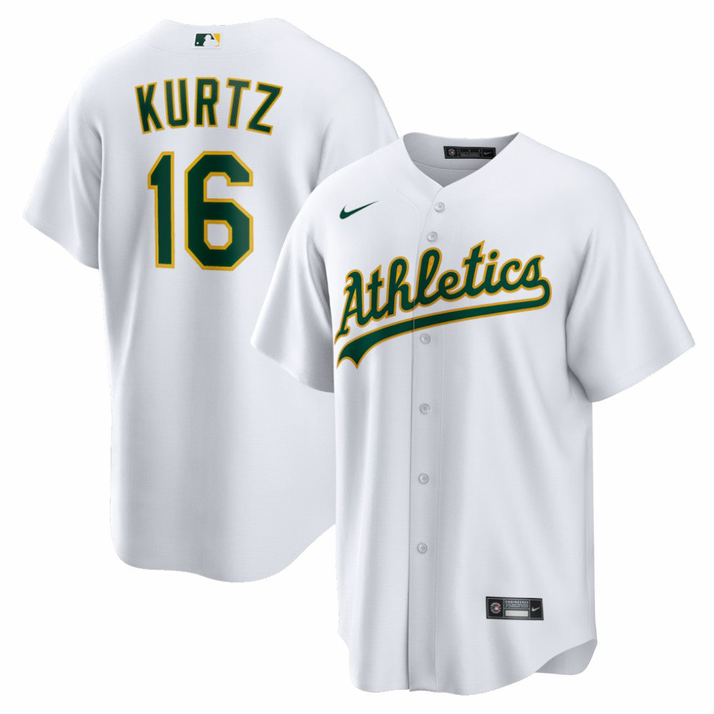 Nick Kurtz Athletics Nike Home Replica Player Jersey - MLB