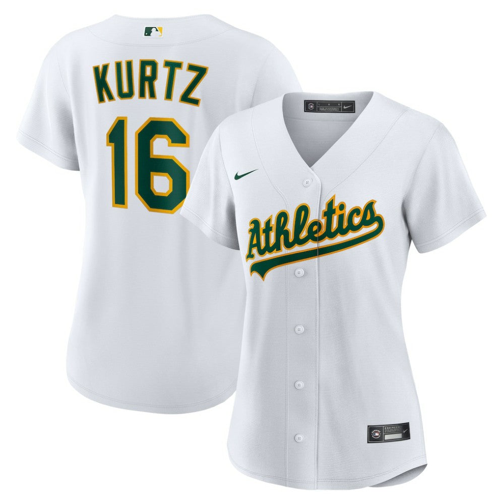 Nick Kurtz Athletics Nike Women's Home Replica Player Jersey - MLB