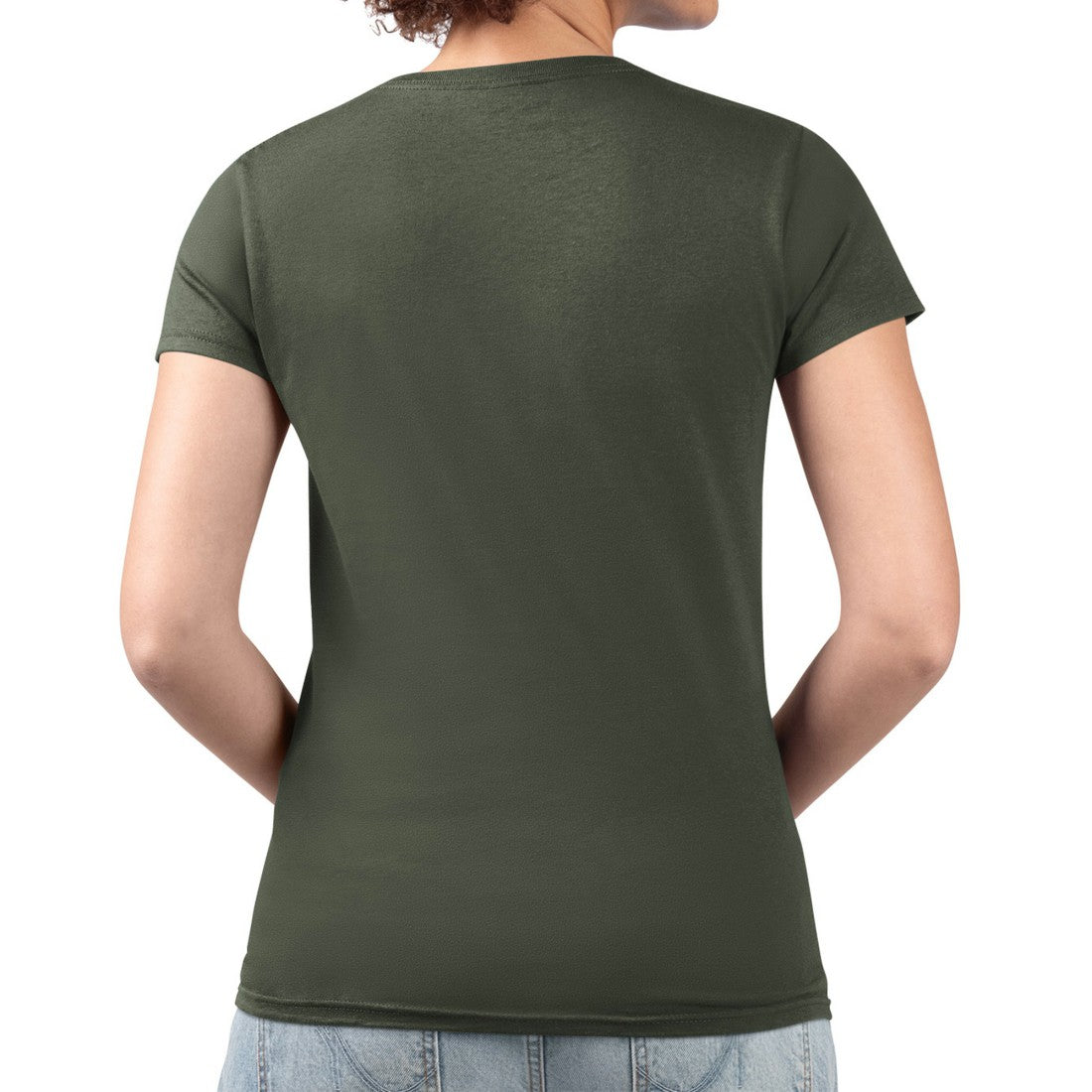 Green Bay Packers G-III 4Her by Carl Banks Women's Super-Slim Fit Lightweight Pinstripe Circle V-Neck T-Shirt Green | NFL
