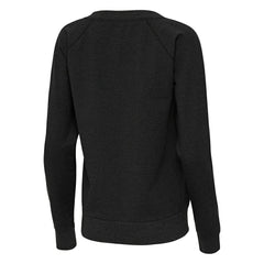 Atlanta Falcons Antigua Women's Varsity Tri-Blend V-Neck Long Sleeve T-Shirt Heather Black | NFL