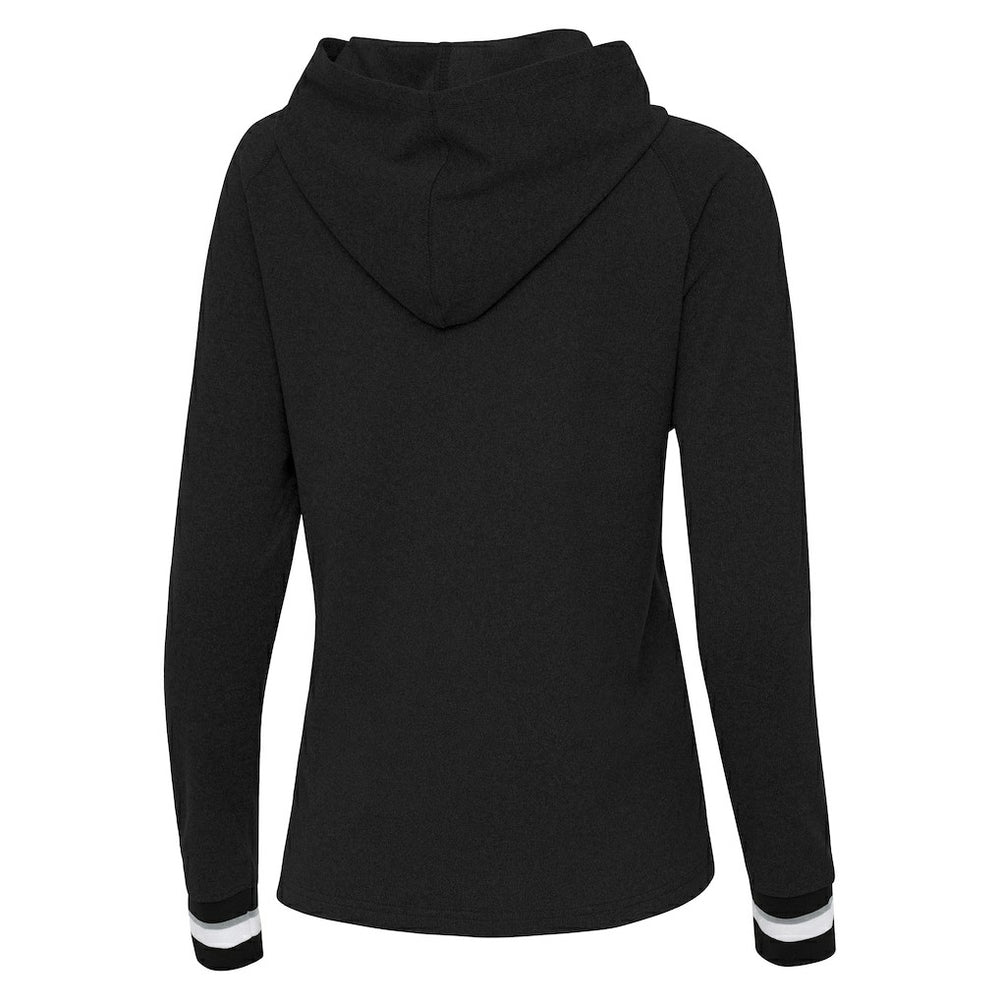 Washington Commanders Antigua Women's Trek Raglan Pullover Hoodie Black | NFL