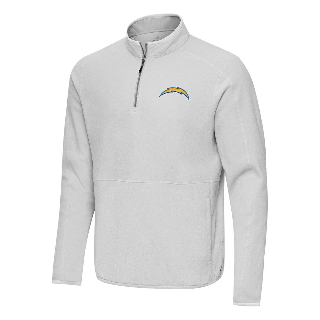 Los Angeles Chargers Antigua Step Up Quarter-Zip Pullover Gray | NFL
