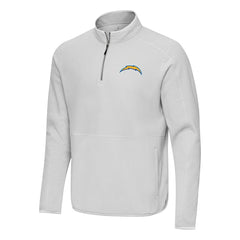 Los Angeles Chargers Antigua Step Up Quarter-Zip Pullover Gray | NFL