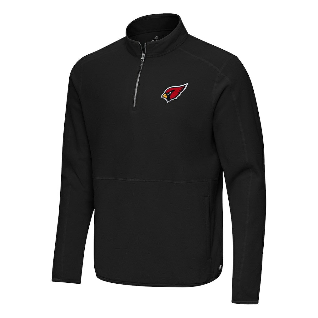 Arizona Cardinals Antigua Step Up Quarter-Zip Pullover Black | NFL