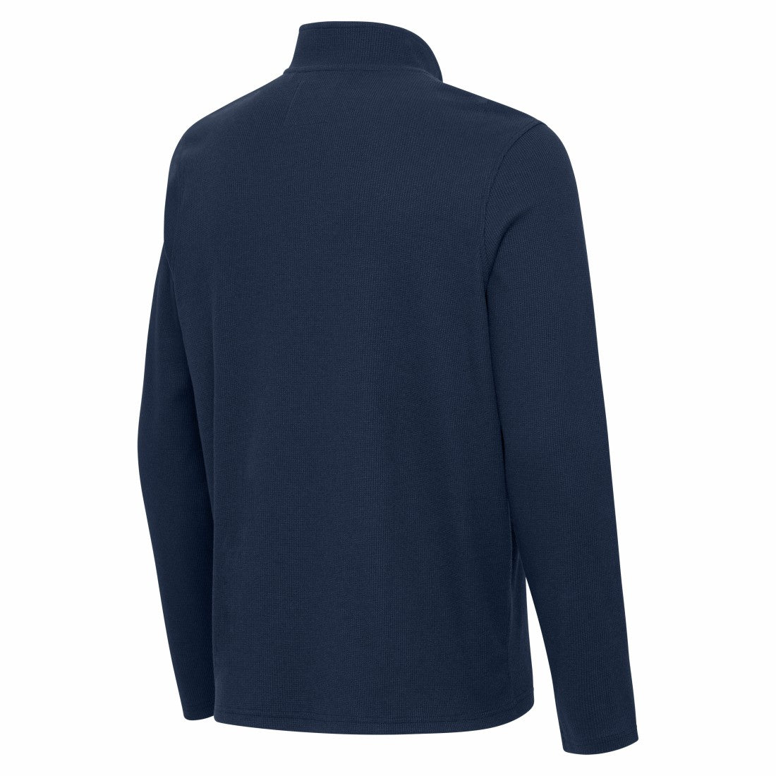 Denver Broncos Antigua Sync Tri-Blend Quarter-Zip Pullover Heather Navy | NFL