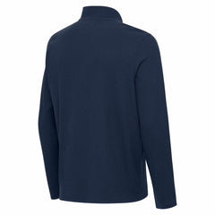 Denver Broncos Antigua Sync Tri-Blend Quarter-Zip Pullover Heather Navy | NFL