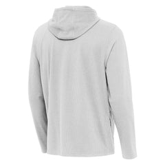 Los Angeles Chargers Antigua Connected Quarter-Zip Pullover Hoodie Gray | NFL