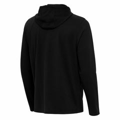 Green Bay Packers Antigua Connected Quarter-Zip Pullover Hoodie Black | NFL