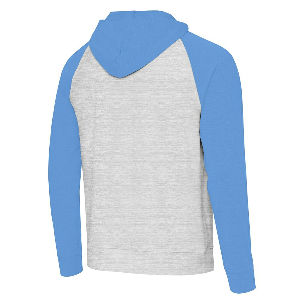 Los Angeles Chargers Antigua Urgent Pullover Hoodie Powder Blue/Gray | NFL
