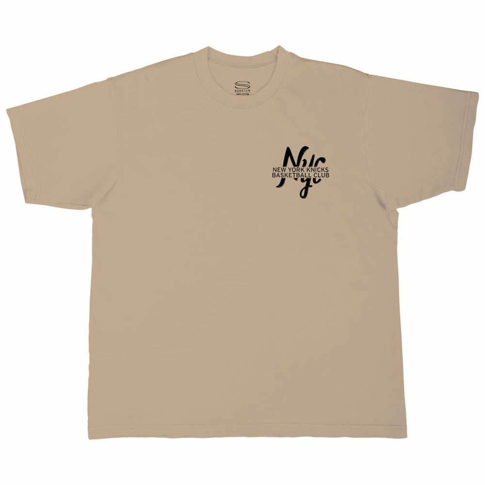 New York Knicks Stadium Essentials Oversized Forever T-Shirt Tan - NBA