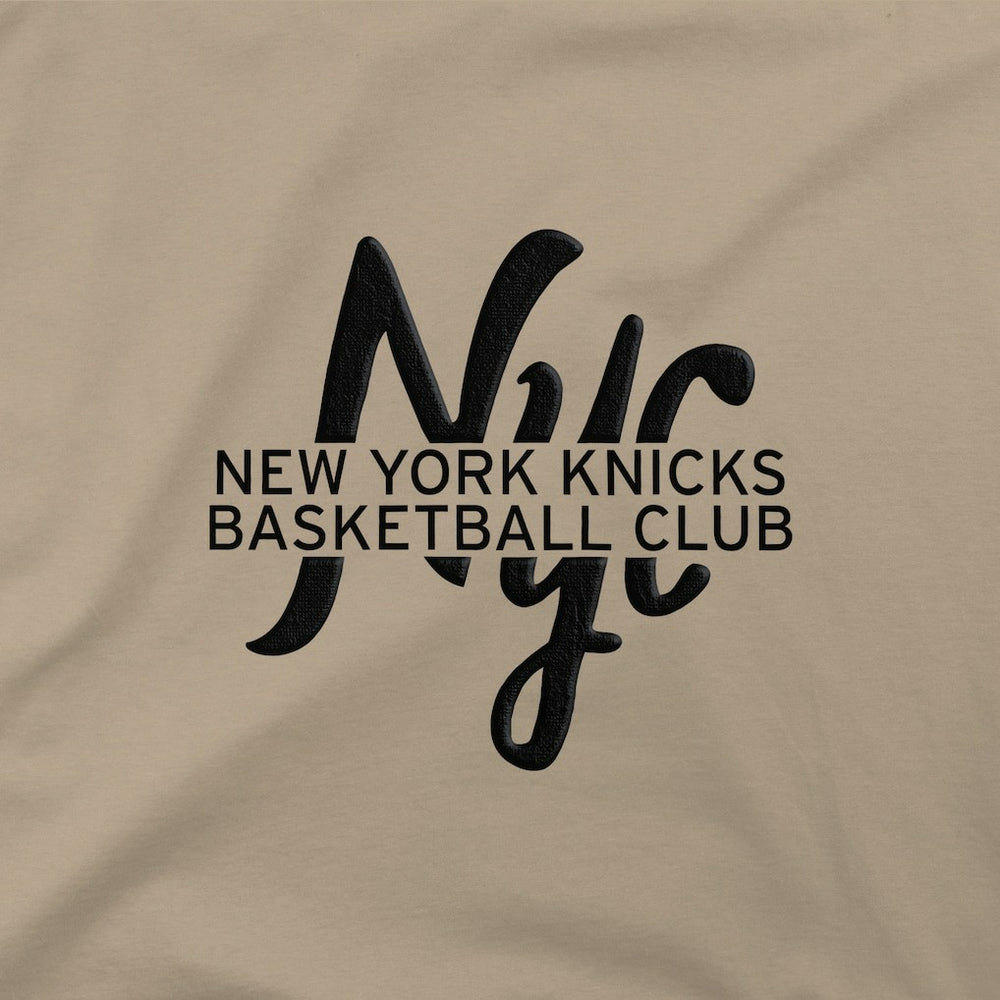 New York Knicks Stadium Essentials Oversized Forever T-Shirt Tan - NBA