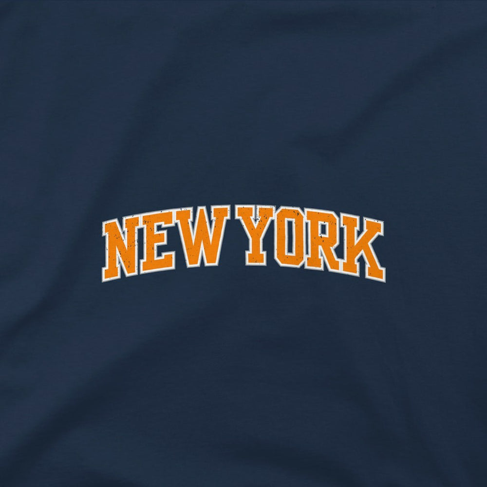 New York Knicks Stadium Essentials Get Back Heavyweight Urban T-Shirt Navy - NBA