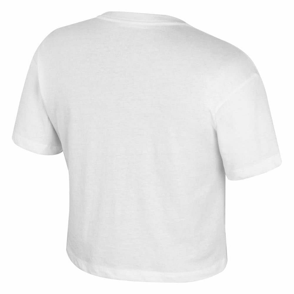 New York Knicks Stadium Essentials Cropped Third Quarter T-Shirt White - NBA