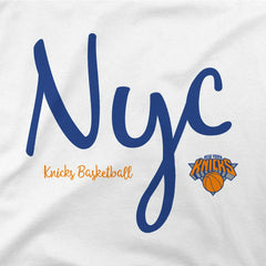 New York Knicks Stadium Essentials Cropped Third Quarter T-Shirt White - NBA