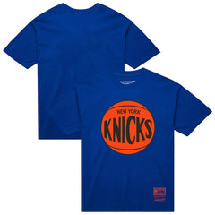 New York Knicks Unisex Hardwood Classics MVP Logo T-Shirt Blue - NBA