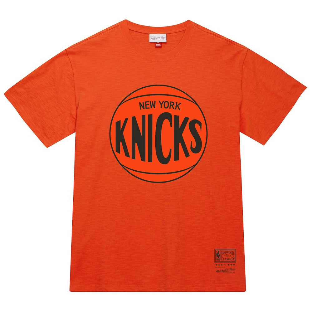 New York Knicks Unisex Hardwood Classics MVP Logo T-Shirt Orange - NBA