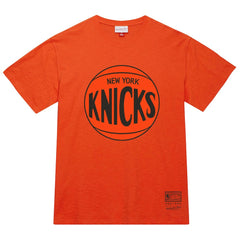 New York Knicks Unisex Hardwood Classics MVP Logo T-Shirt Orange - NBA