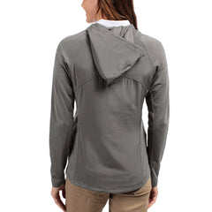 Green Bay Packers Cutter & Buck Women's Throwback Logo Adapt Eco Knit Hybrid Recycled Raglan Full-Zip Hoodie Jacket Gray | NFL