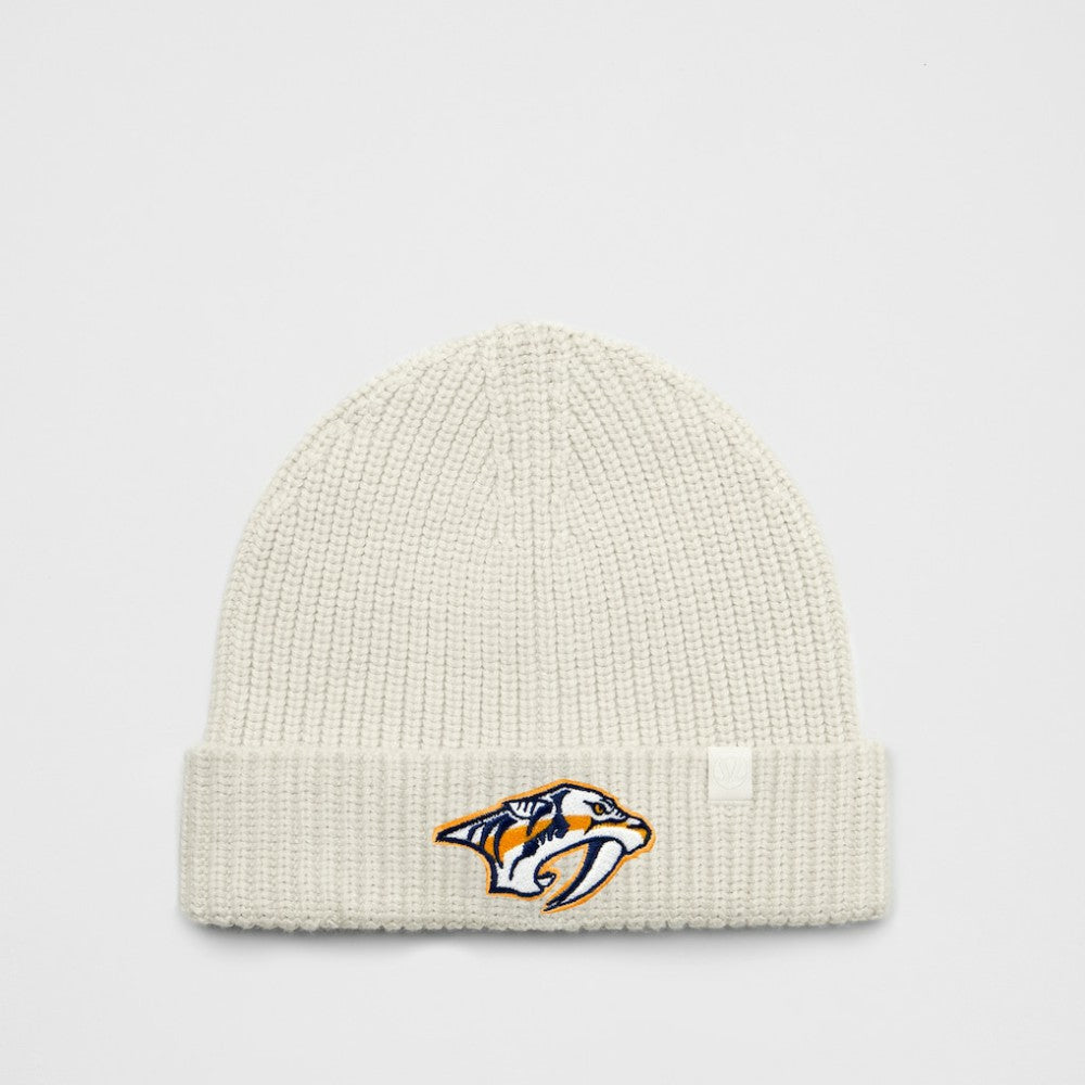 Nashville Predators lululemon Unisex Close-Fit Wool-Blend Ribbed Beanie - Heathered Bone - NHL