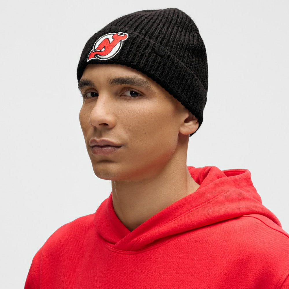 New Jersey Devils lululemon Unisex Close-Fit Wool-Blend Ribbed Beanie - Black - NHL