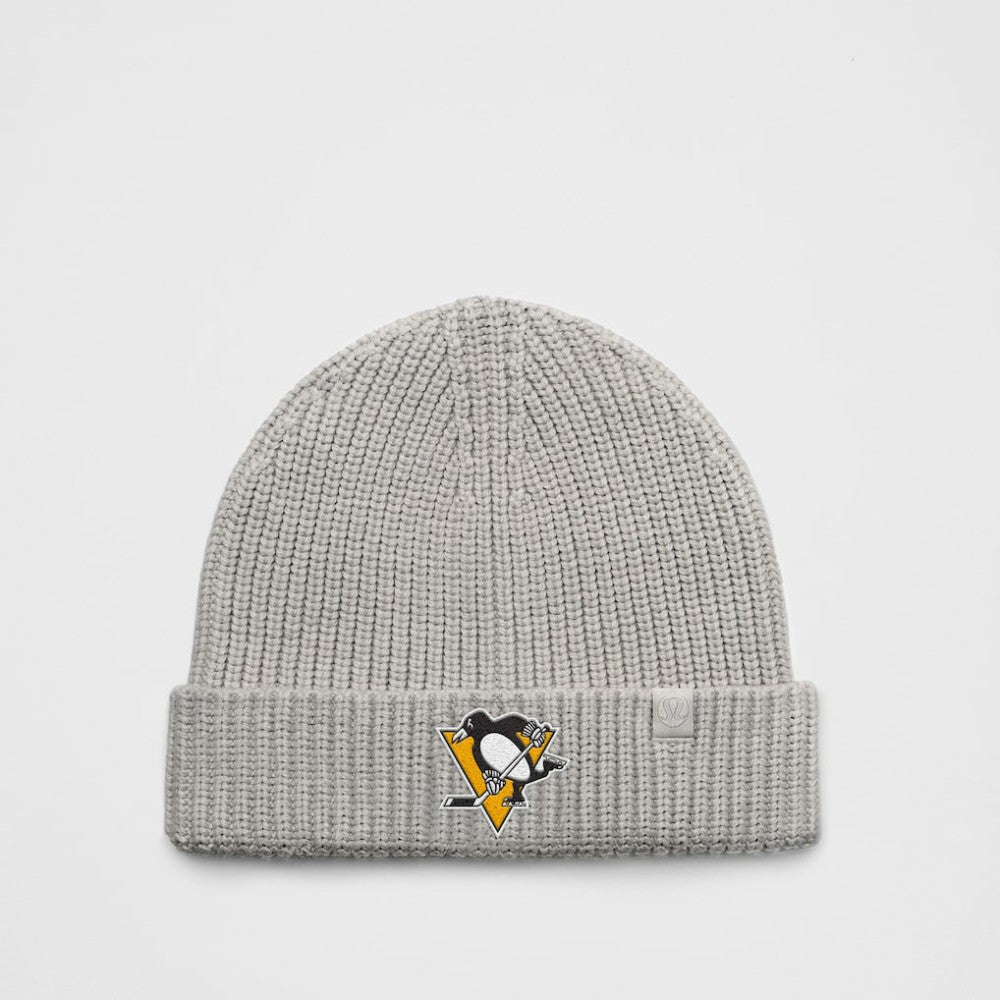 Pittsburgh Penguins lululemon Unisex Close-Fit Wool-Blend Ribbed Beanie - Heathered Gull Grey - NHL