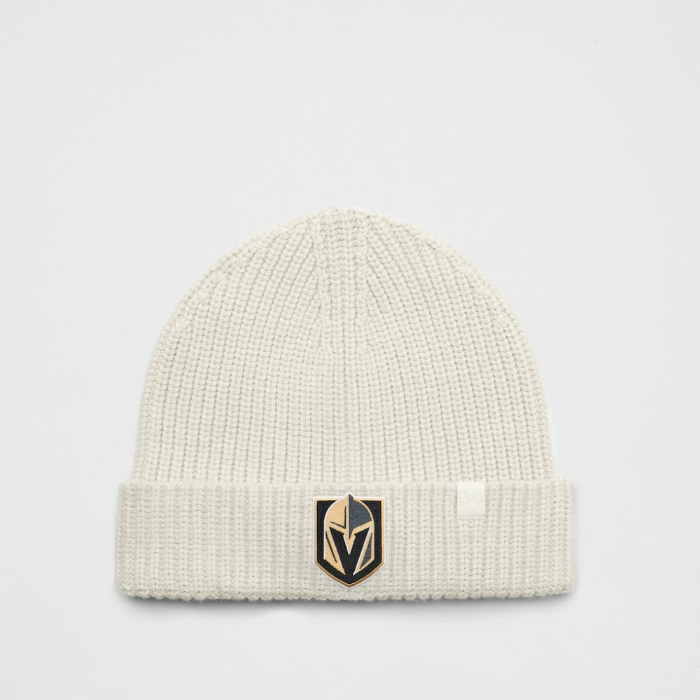 Vegas Golden Knights lululemon Unisex Close-Fit Wool-Blend Ribbed Beanie - Heathered Bone - NHL