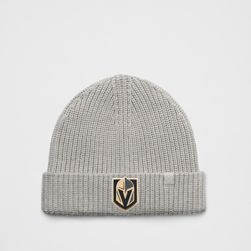 Vegas Golden Knights lululemon Unisex Close-Fit Wool-Blend Ribbed Beanie - Heathered Gull Grey - NHL