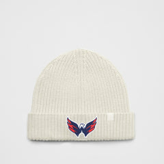 Washington Capitals lululemon Unisex Close-Fit Wool-Blend Ribbed Beanie - Heathered Bone - NHL
