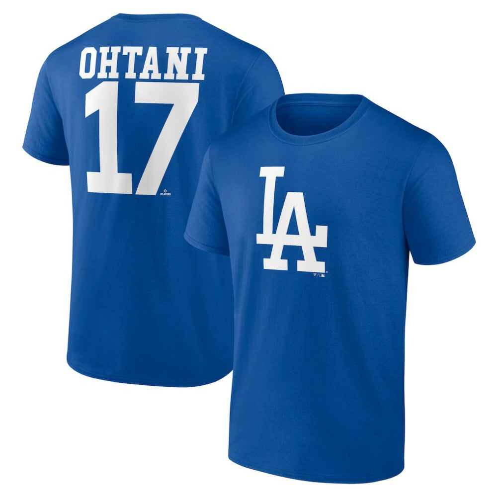 Shohei Ohtani Los Angeles Dodgers Player Name & Number T-Shirt - MLB