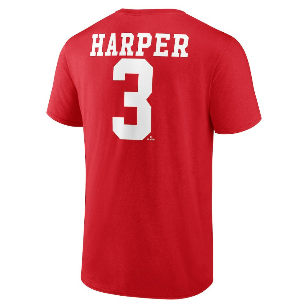Bryce Harper Philadelphia Phillies Player Name & Number T-Shirt - MLB