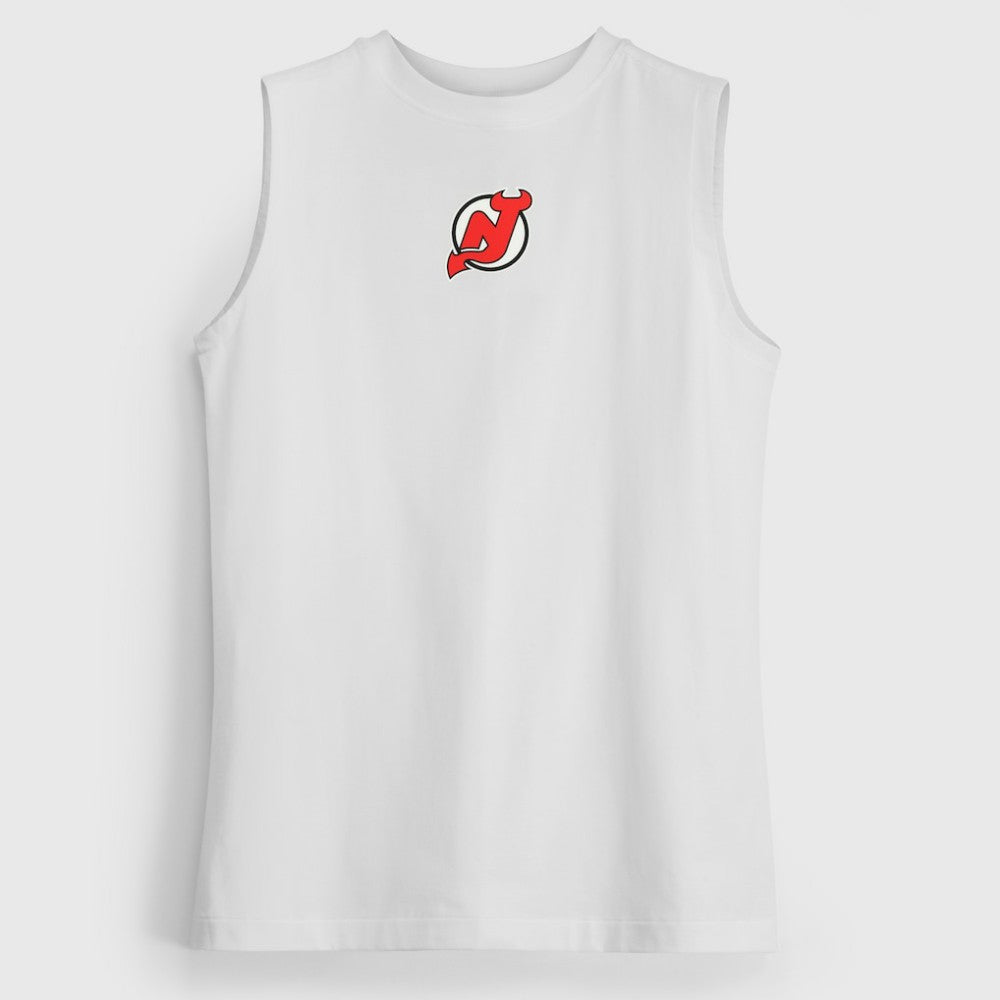 New Jersey Devils lululemon Women's All Yours Organic Cotton Tank Top - White - NHL