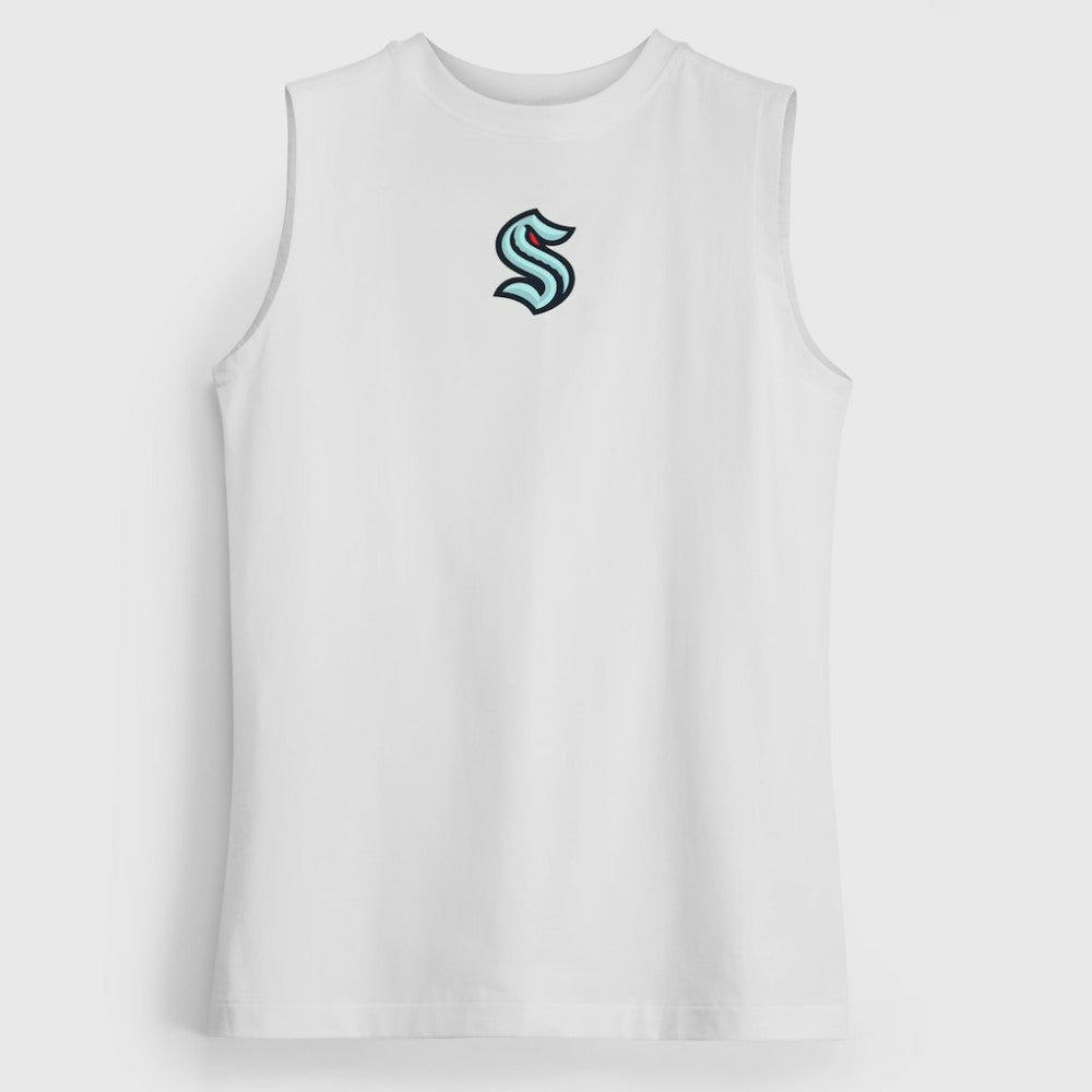 Seattle Kraken lululemon Women's All Yours Organic Cotton Tank Top - White - NHL