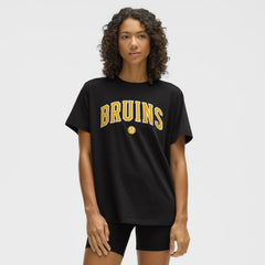 Boston Bruins lululemon Women's All Yours Organic Cotton T-Shirt - Black - NHL