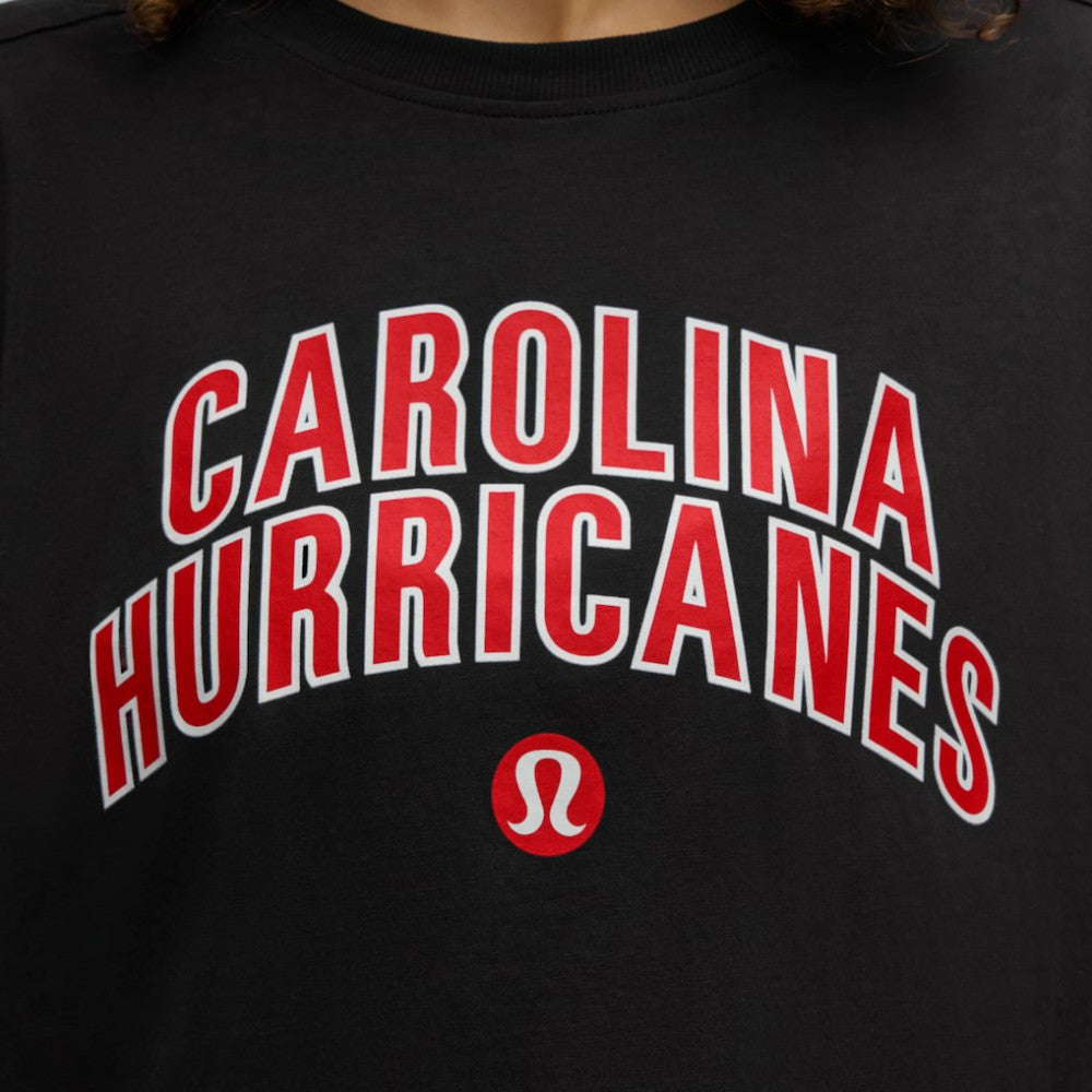 Carolina Hurricanes lululemon Women's All Yours Organic Cotton T-Shirt - Black - NHL