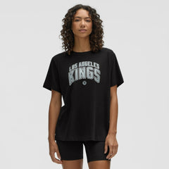 Los Angeles Kings lululemon Women's All Yours Organic Cotton T-Shirt - Black - NHL