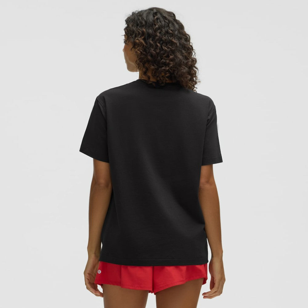 New Jersey Devils lululemon Women's All Yours Organic Cotton T-Shirt - Black - NHL